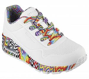Кроссовки Skechers Jen Stark: UNO - Mini Drip 177959-WMLT Женские, Белый/Мульти - Фото 1