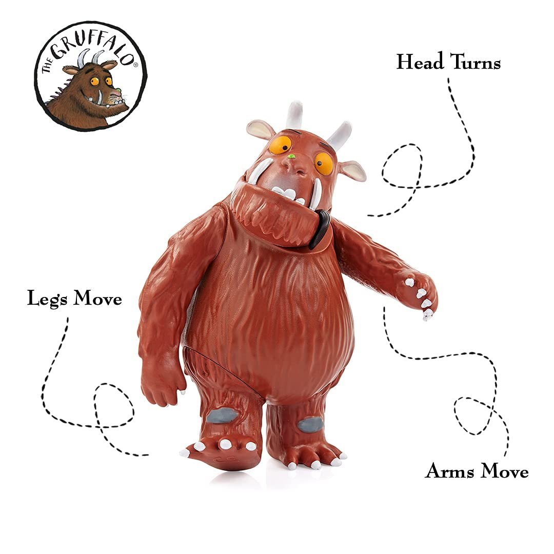 Игрушечная фигурка Груффало Julia Donaldson, подвижная, говорящая, со звуками, 12 см, фото №2