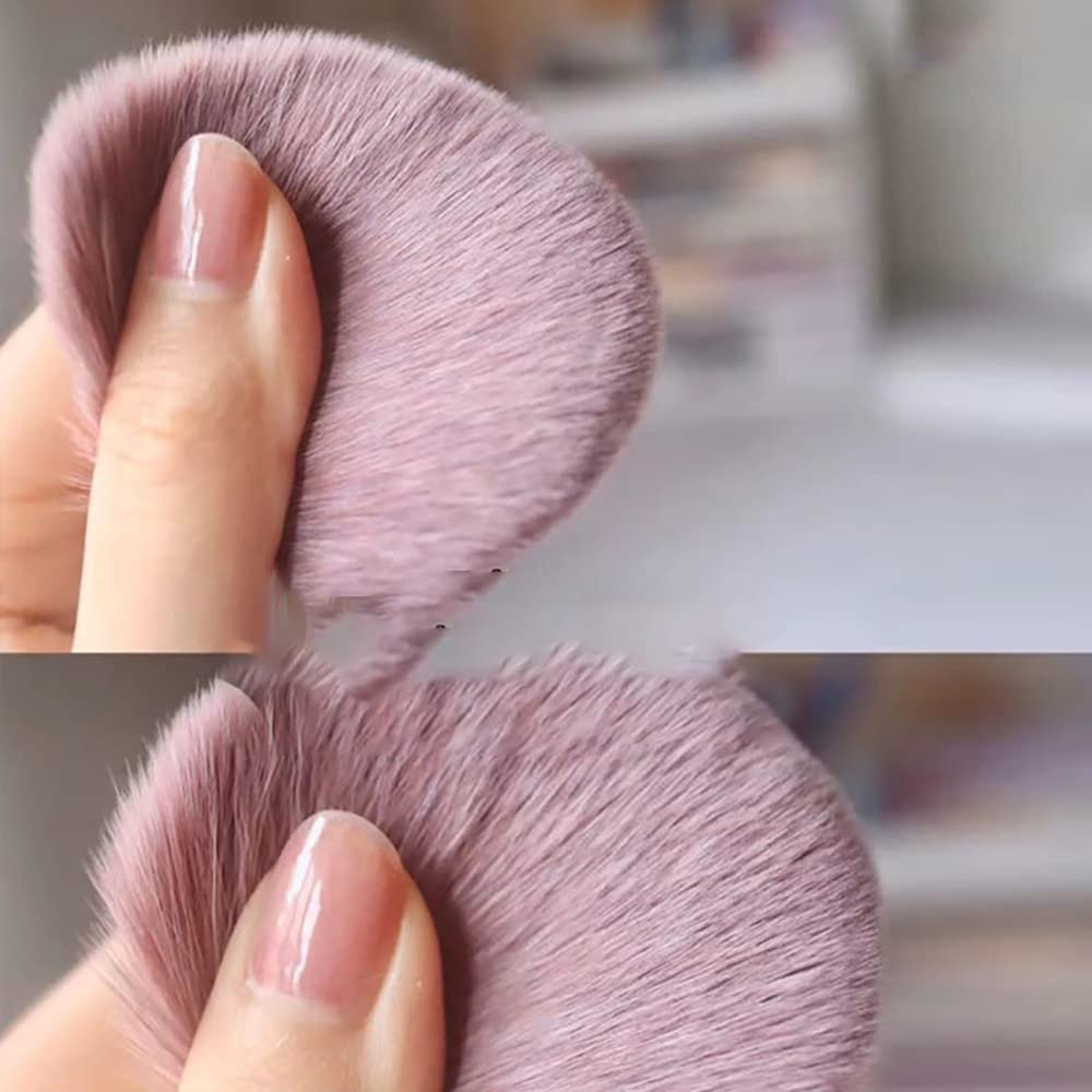 Набір кистей для макіяжу 9 шт. з косметичкою Purple-9 Set, фото №2