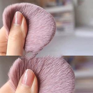 Набір кистей для макіяжу 9 шт. з косметичкою Purple-9 Set synthetic.ua - Фото 1