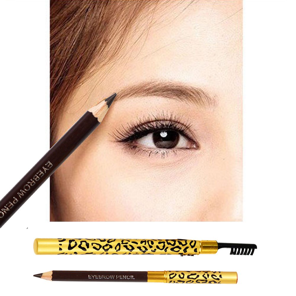 Олівець для брів Professional Defining Waterproof Smudge-free Pencil Brush Коричневий/Чорний, фото №3
