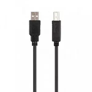 Кабель для принтера USB 2.0 AM/BM 5.0 m Vinga VCPUSBAMBM5BK synthetic.ua - Фото 1