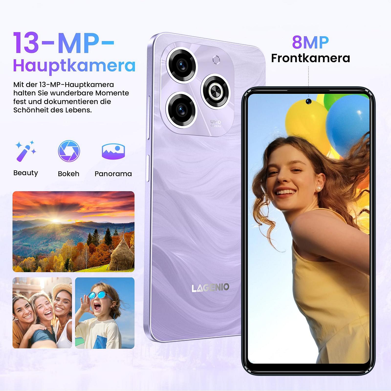 Смартфон LAGENIO A11 12GB RAM 128GB 4G Dual SIM Purple, фото №6