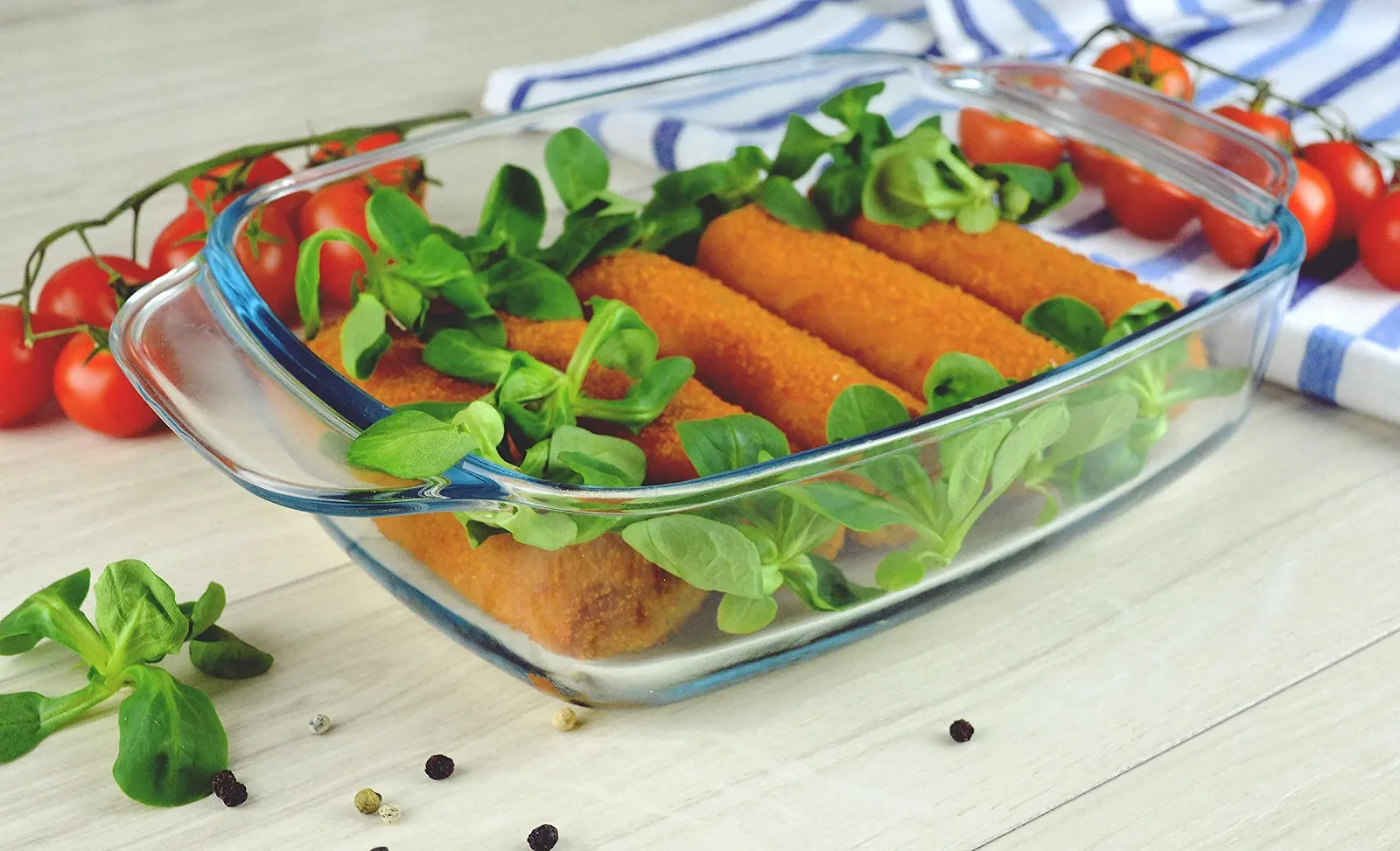 Набір форм для запікання Sendez з 3 шт. 1.4 л 2.3 л 3.6 л скляні прямокутні -50 °C до 400 °C Прозорий, фото №5