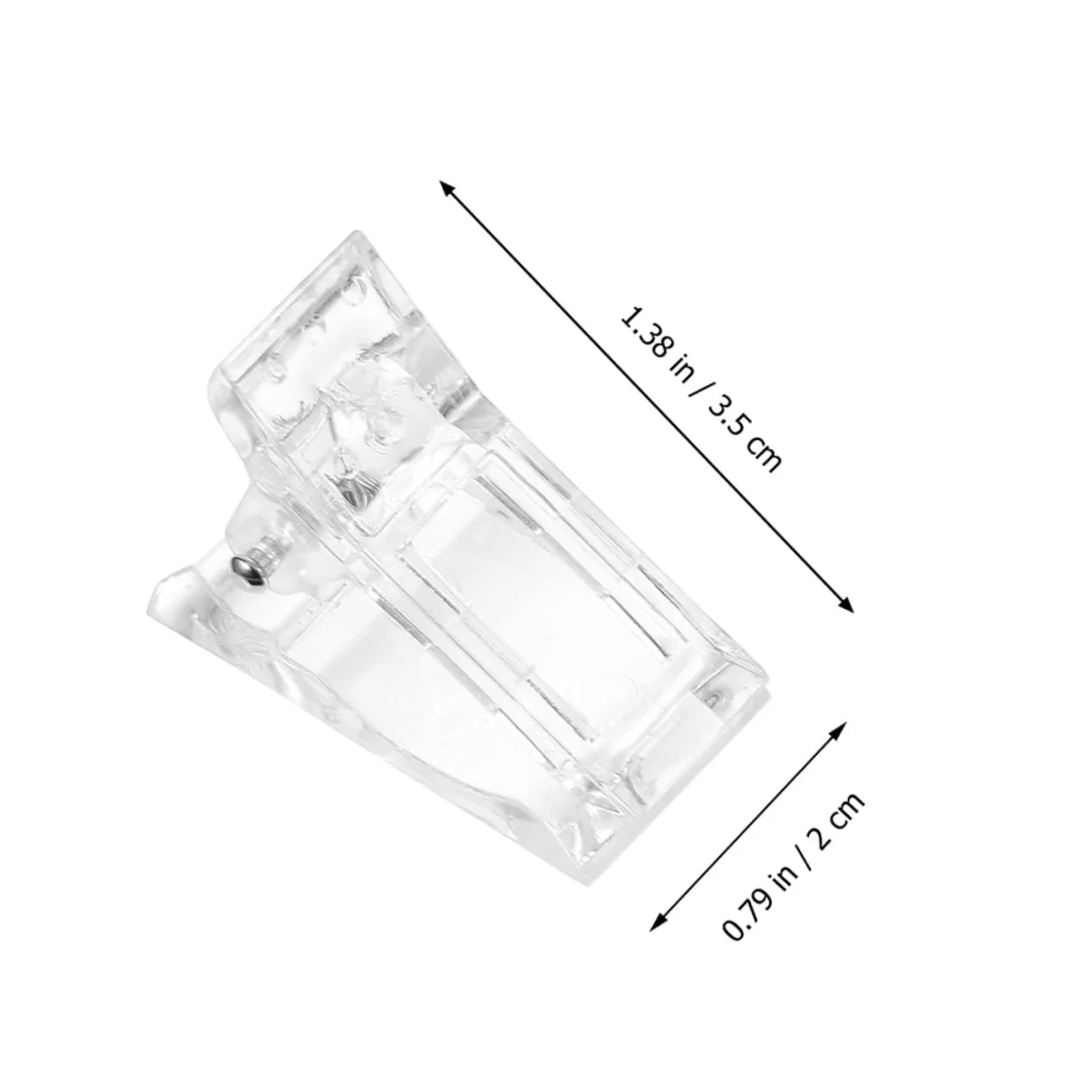 OATIPHO Набор зажимов для ногтей 20 шт., многоразовые прозрачные, фото №7