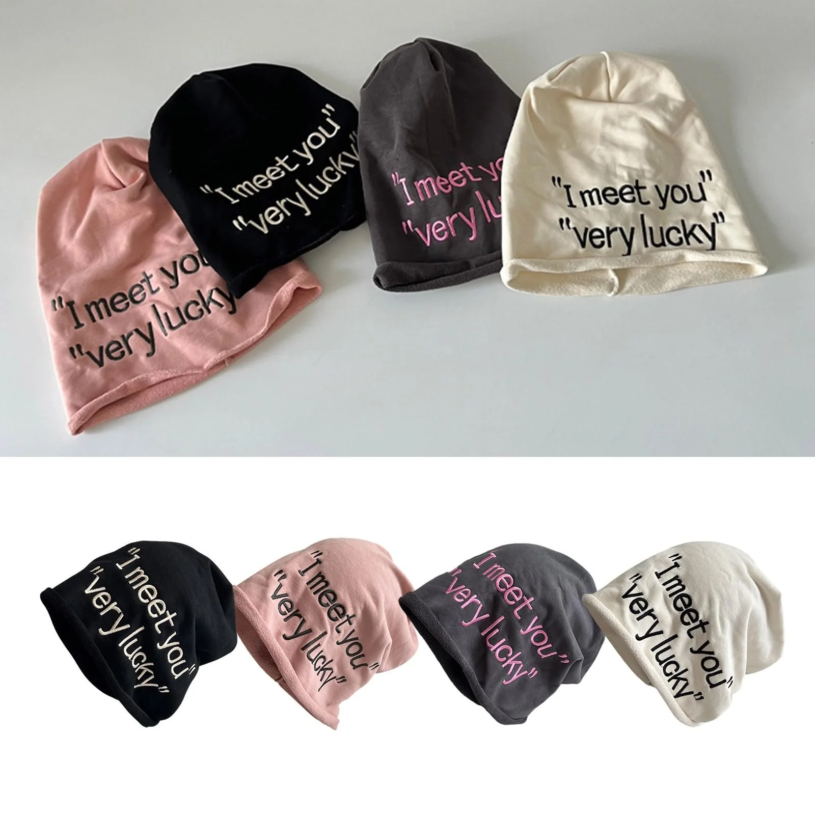 Вязаная шапка Ldabrye с вышивкой для девочек, фото №2 Вязаная шапка Ldabrye с вышивкой для девочек, фото №2