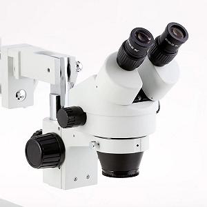Микроскоп Стереоскопический 7X-45X с Двойной Штатив-Стойкой synthetic.ua - Фото 1