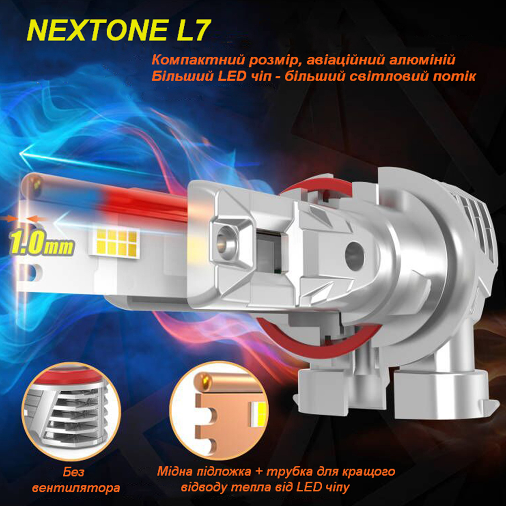 LED лампа Nextone L7 9005 6000K, фото №3
