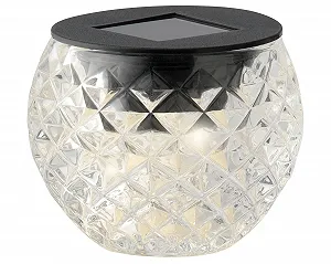 Настільна лампа LED Solar Glass I 7,5 х 6 см Теплий білий synthetic.ua - Фото 1