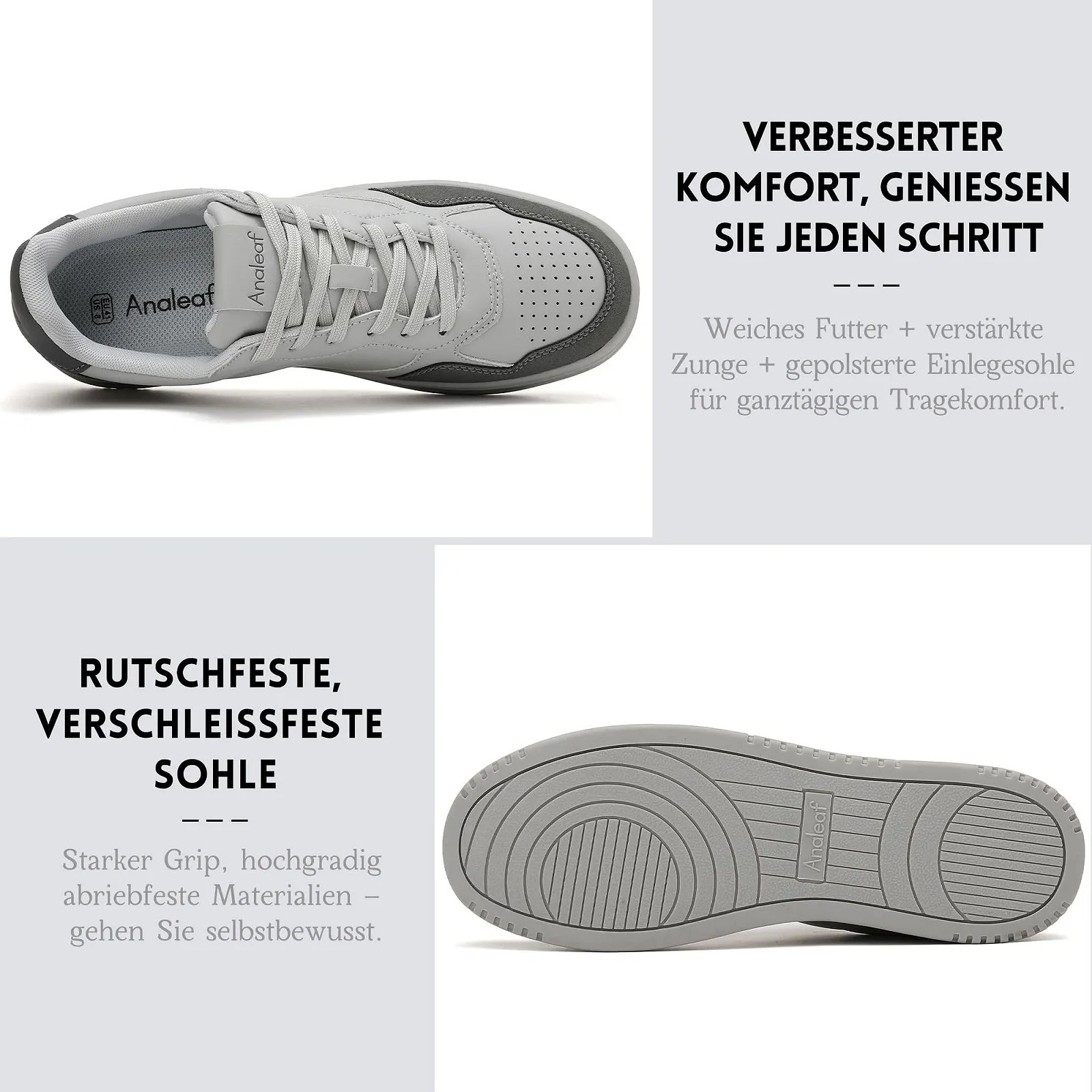 Кросівки ANALEAF Чоловічі Легкі Дихаючі, фото №3