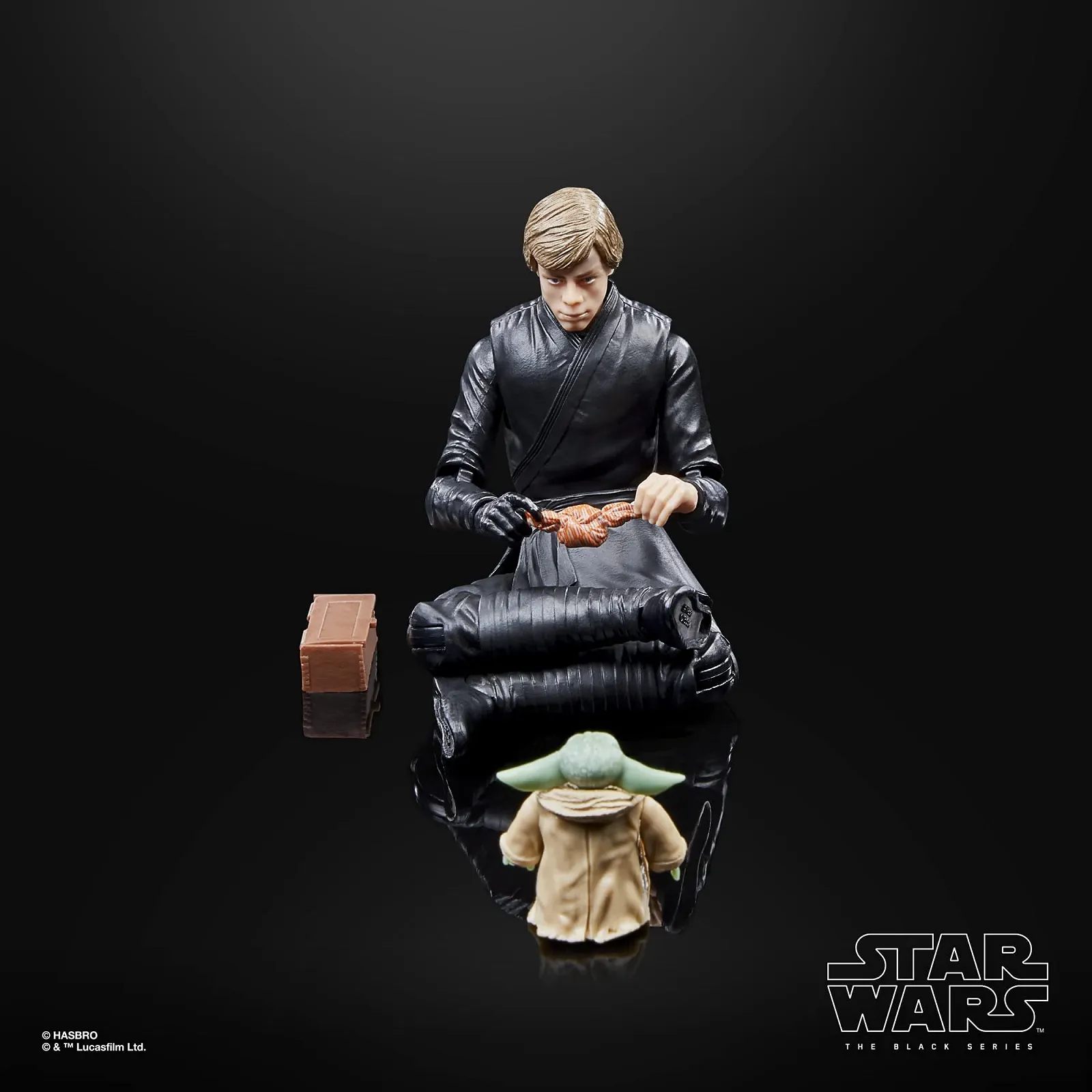 Набор коллекционных фигурок Star Wars The Black Series Luke Skywalker & Grogu 15 см, фото №6