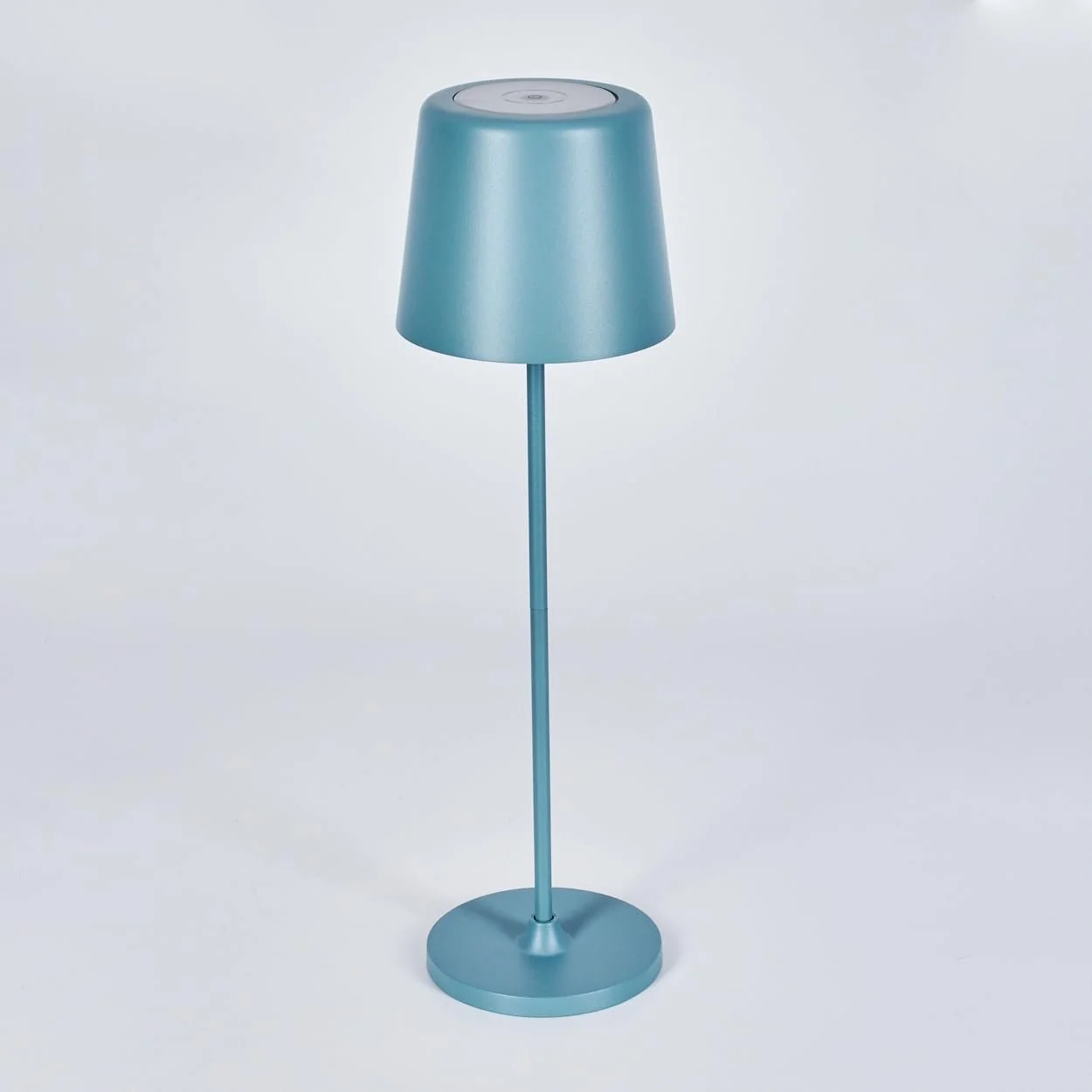 Настільна лампа HOFSTEIN Belece LED набір з 2 шт димована металева/пластикова 37 см USB-C акумуляторна IP44 синя/біла, фото №9