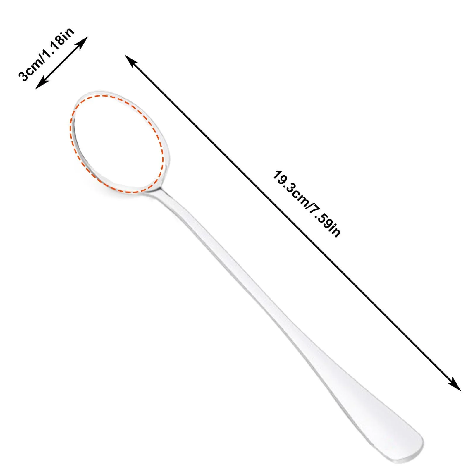 Кавова ложка House Warming Gift Нержавіюча сталь з гравіюванням, набір 2 шт., фото №2