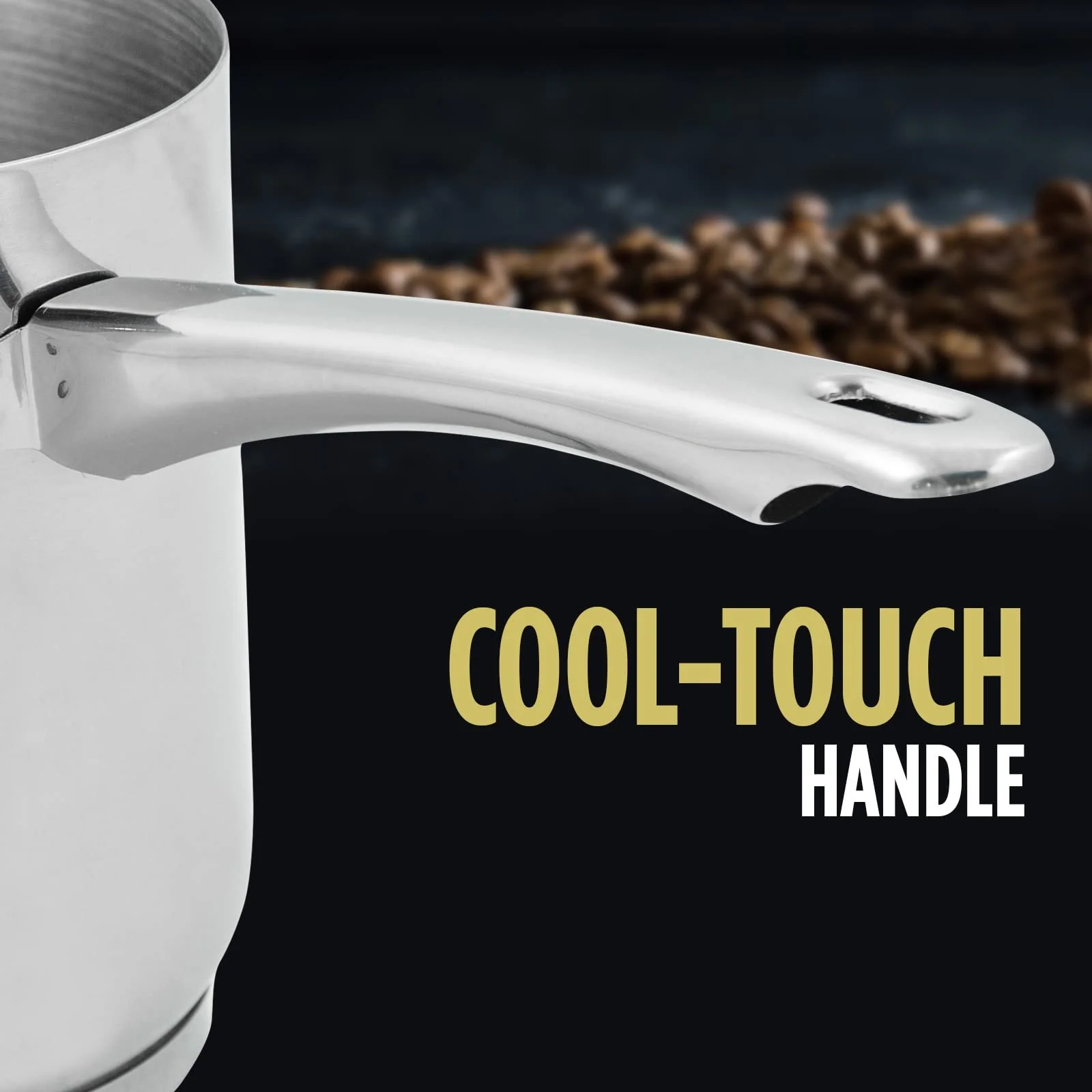 Турка ROSMARINO Stainless Steel 300 мл, фото №5 Турка ROSMARINO Stainless Steel 300 мл, фото №5