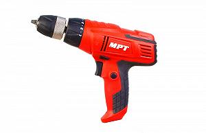 Дриль-шуруповерт MPT 10 мм 300 Вт 0-750 об/хв металевий самозатискний патрон LED підсвічування MED3006 - Фото 1