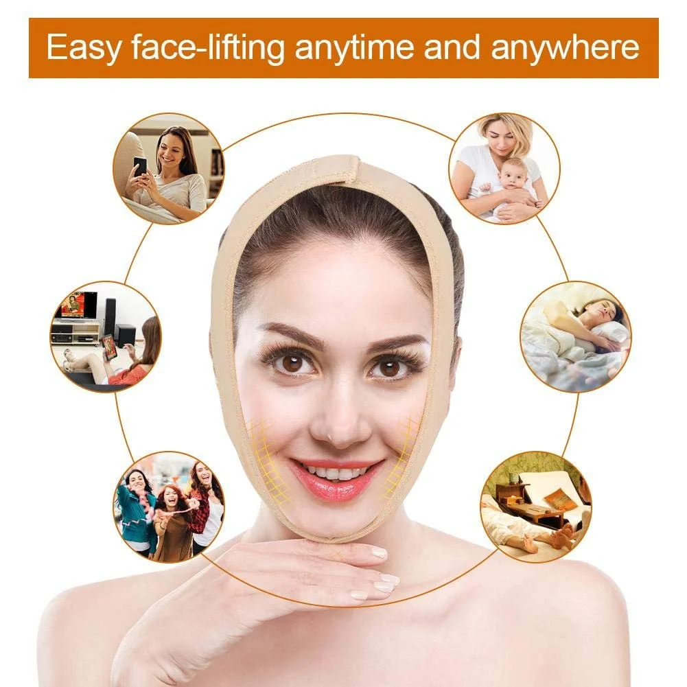 Маска для лица Slimming Patch Lifting V Shape для подтяжки лица и борьбы с признаками старения, фото №8 Маска для лица Slimming Patch Lifting V Shape для подтяжки лица и борьбы с признаками старения, фото №8