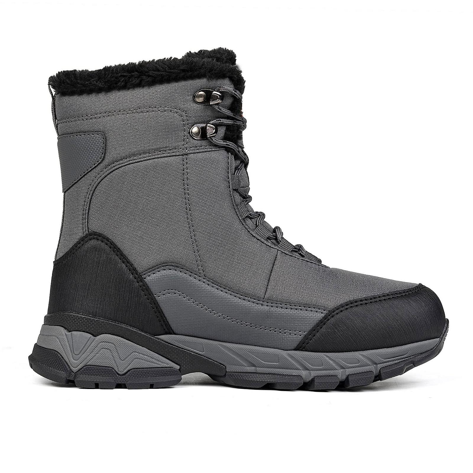 Ботинки SHULOOK Winter Waterproof Warm Lined Snow Непромокаемые Зимние Ботинки Высокие Мужские Для Походов Работы Кемпинга, фото №6