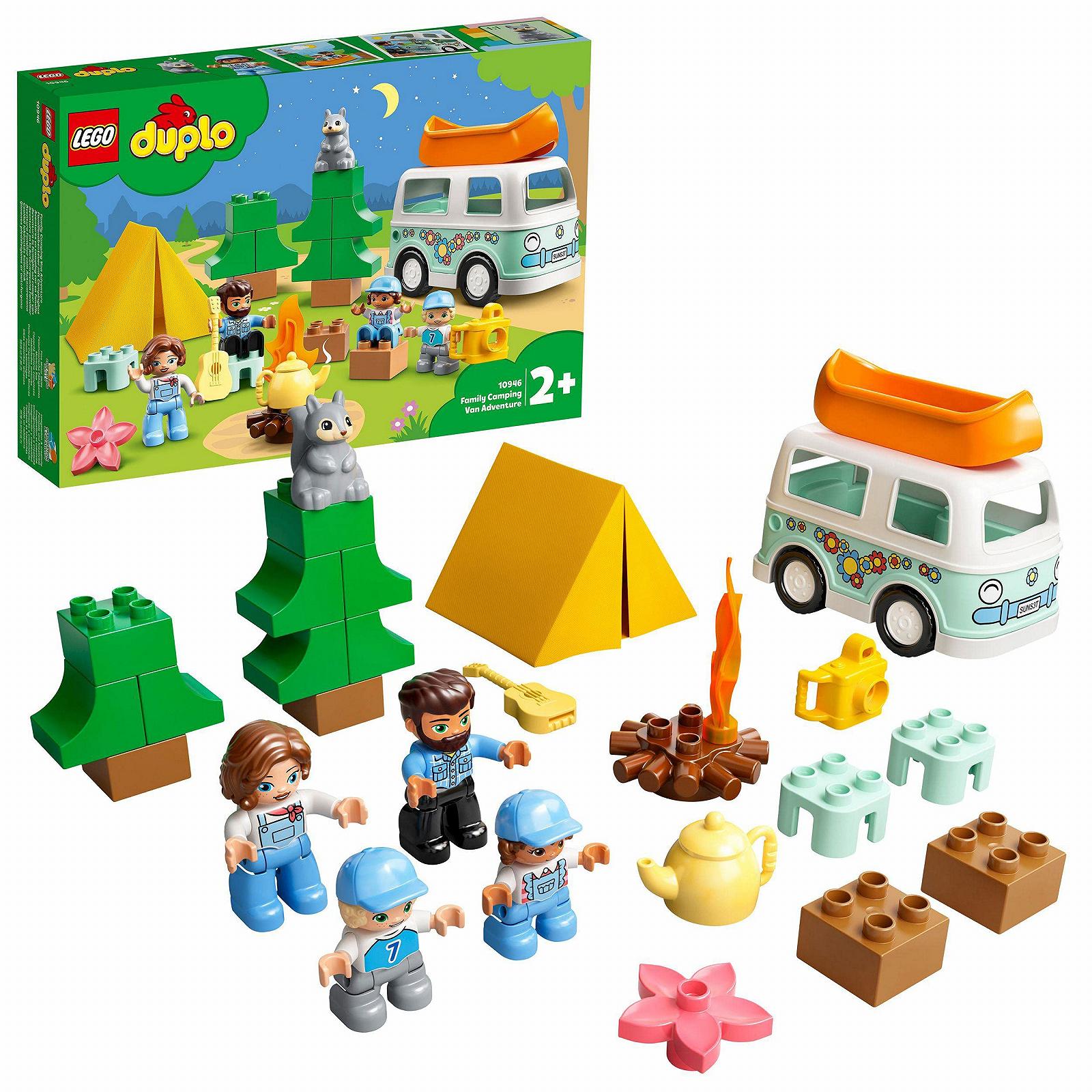 Блоки LEGO Duplo Town Family Adventure з будинком на колесах, фото №1