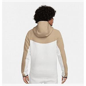 Толстовка Nike Sportswear Tech Fleece Windrunner Full-Zip Hoodie бежевого/белого цвета FB7921-121 XL synthetic.ua - Фото 1