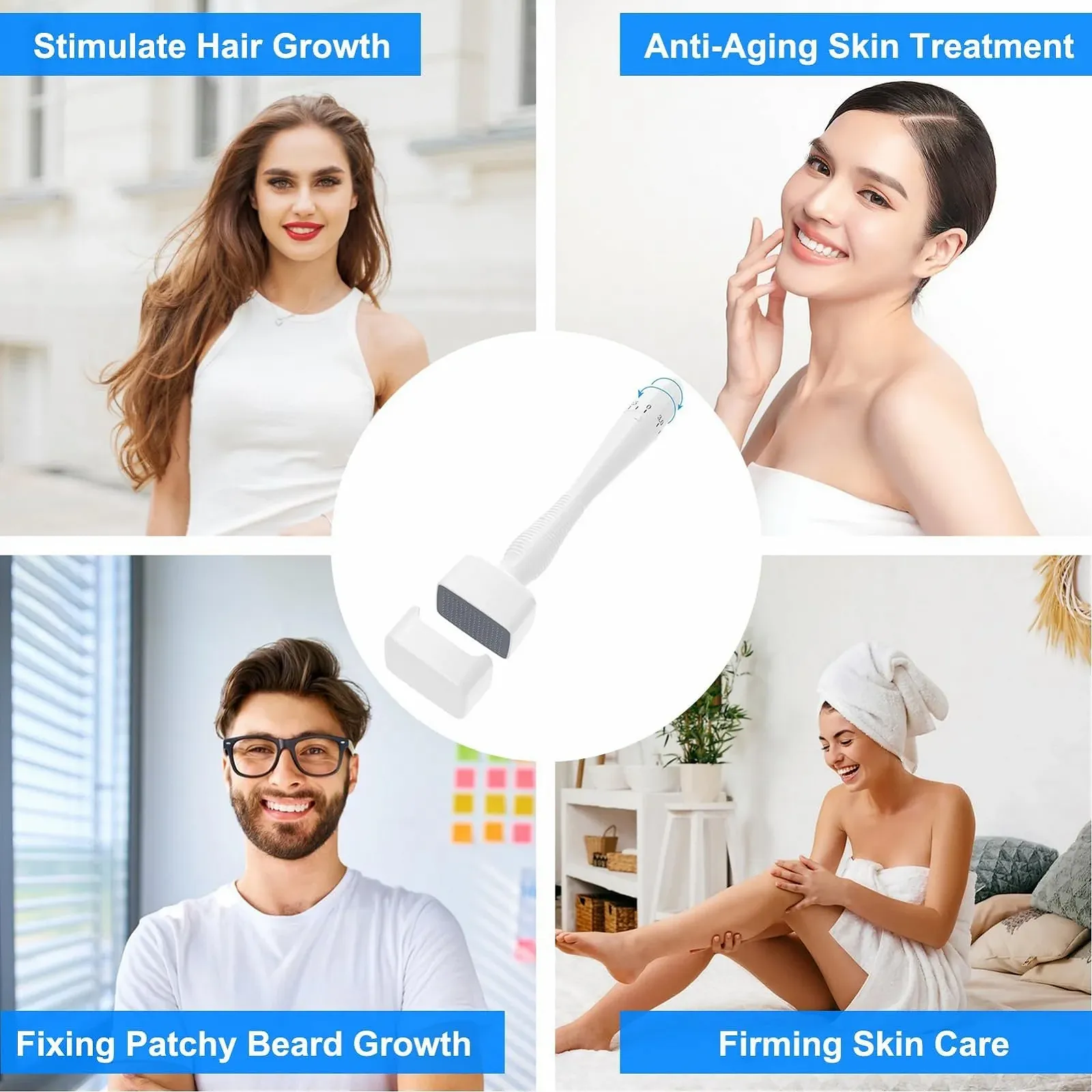 Мікрогольчатий штамп регульований, 140 титанових голок, фото №5