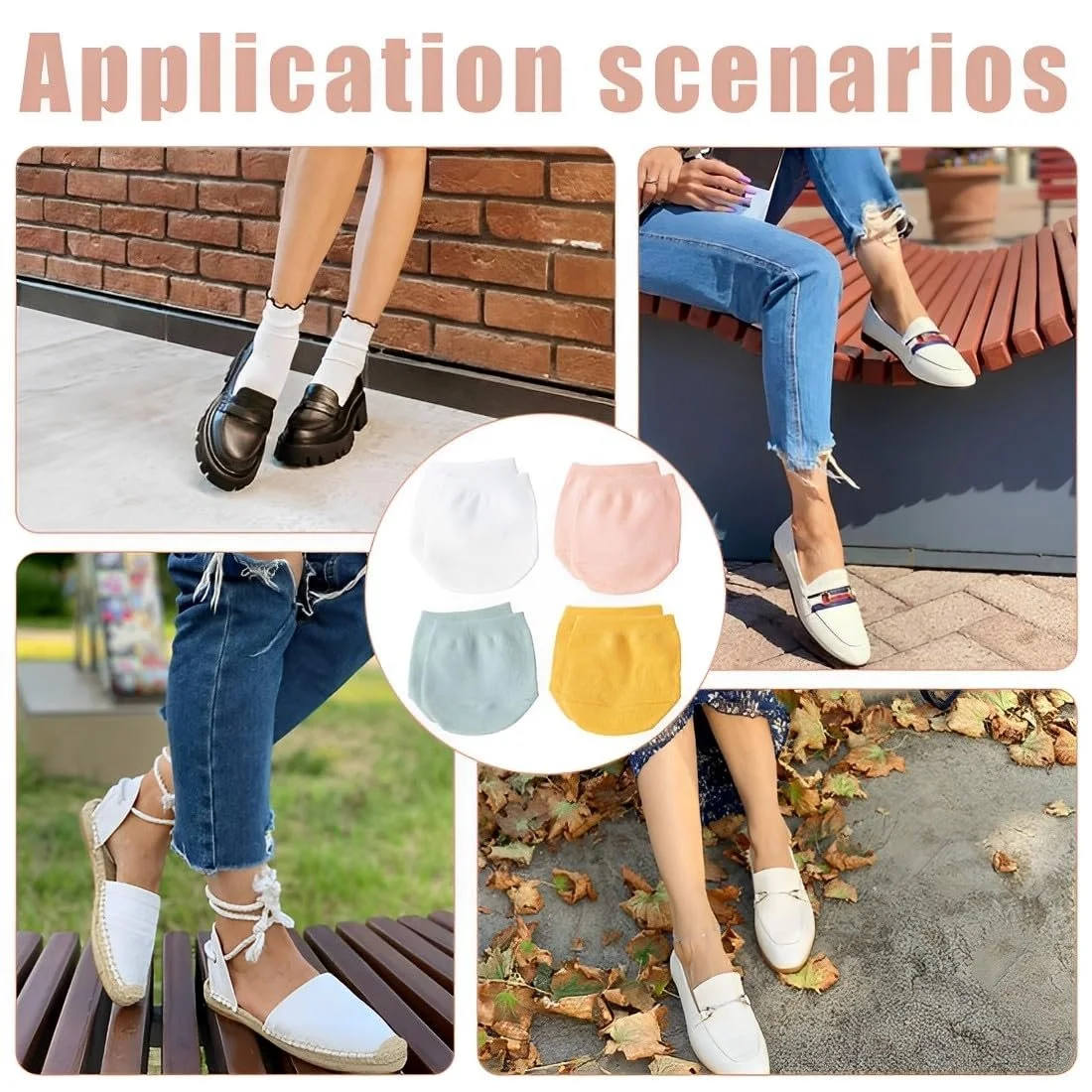 Шкарпетки для пальців ніг Жіночі щиколотки Дихаючі, фото №6