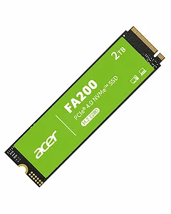 SSD Acer FA200 PCIe 4.0 NVMe 2ТБ до 7200 МБ/с M.2 2280 HMB SLC - Фото 1