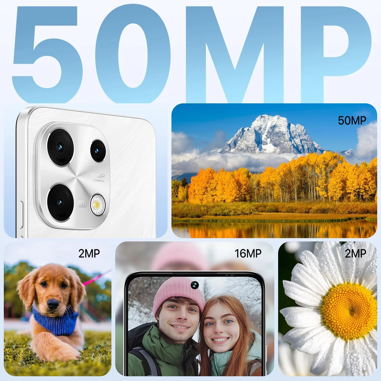 Мобільний телефон UMIDIGI Note 100 5G 6.8 дюймів 120 Гц 16GB + 256GB 50MP + 16MP 5000 мАг Android 14, фото №5 Мобільний телефон UMIDIGI Note 100 5G 6.8 дюймів 120 Гц 16GB + 256GB 50MP + 16MP 5000 мАг Android 14, фото №5