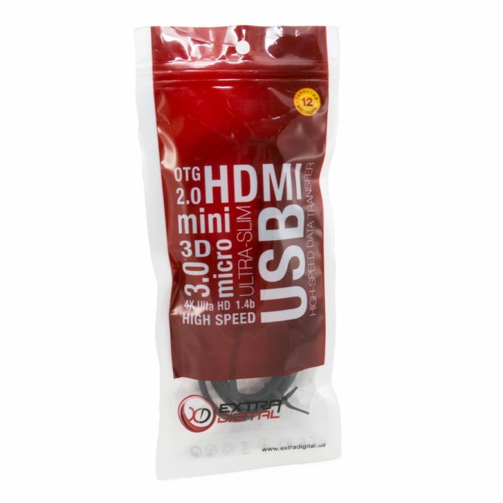 Кабели мультимедийные EXTRADIGITAL Jack 3.5mm to 2xJack 3.5 F KBA1646, фото №6