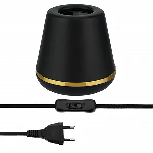 Настільна лампа ADAKAT Vintage метал E27 чорна - Фото 1