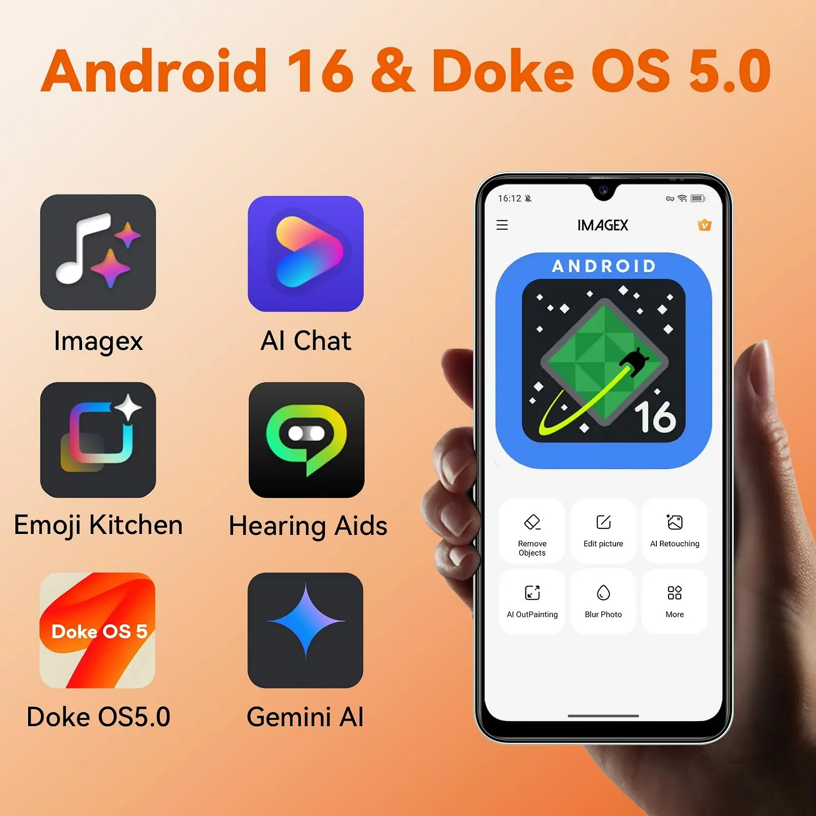 Смартфон Blackview Wave 7C Android 16 32MP+13MP 16GB+64GB/2TB 6.56" 5000 mAh 4G Dual SIM Face ID, фото №4 Смартфон Blackview Wave 7C Android 16 32MP+13MP 16GB+64GB/2TB 6.56" 5000 mAh 4G Dual SIM Face ID, фото №4