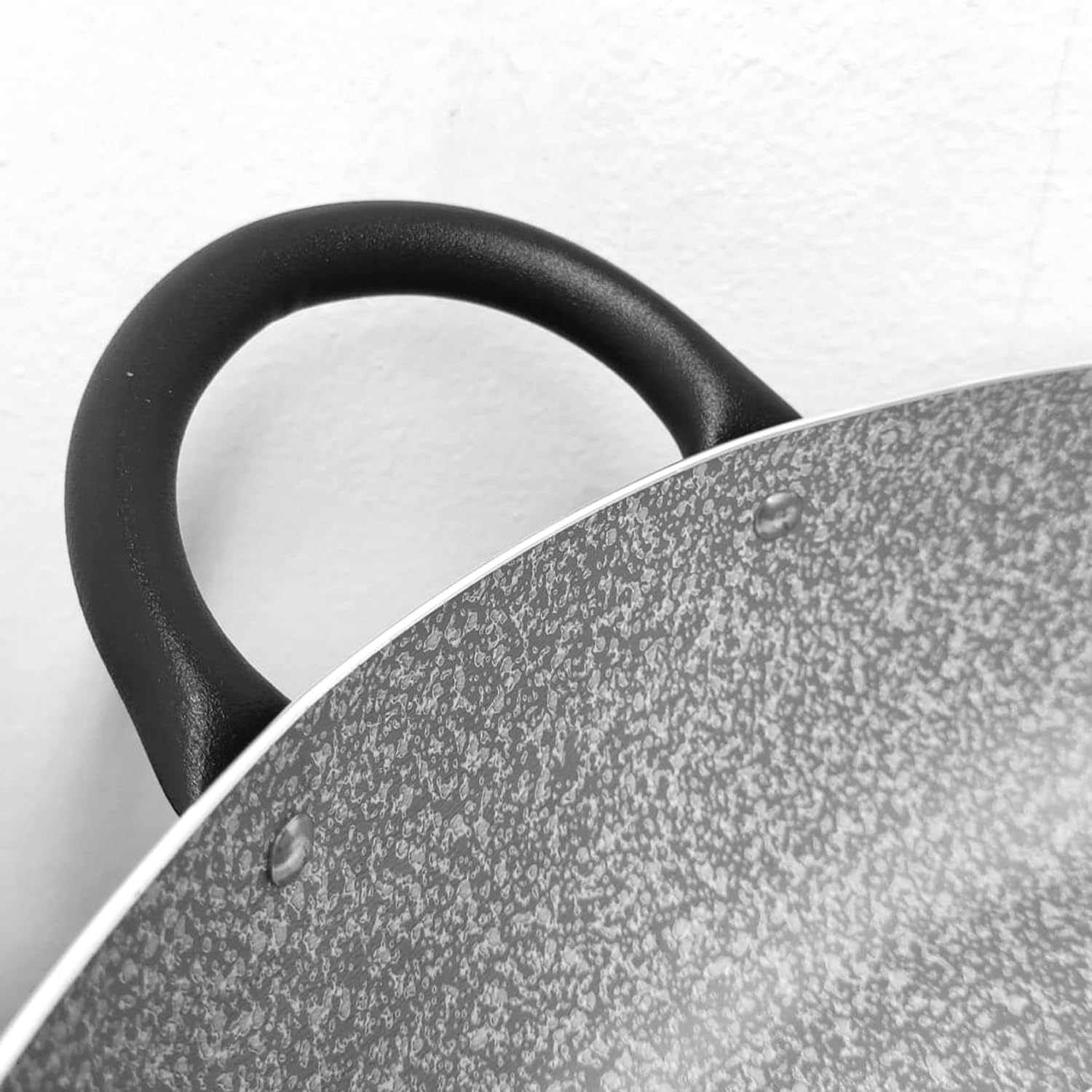 Сковорідка STONE LINE 40cm металеві ручки, фото №3