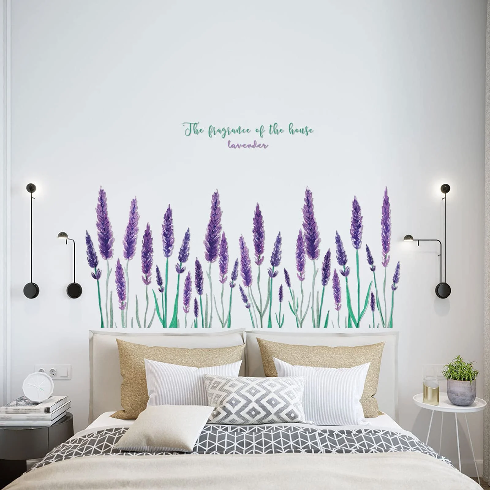 Наклейка на стену Purple Lavender DIY 50 x 70 см Purple, фото №5