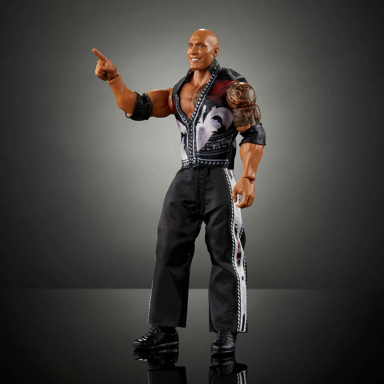 Ігрова фігурка Mattel WWE Ultimate Edition The Rock 6 дюймів зі змінними головами та руками, фото №5