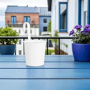 Кашпо-відро підвісне Cabilock металеве зі знімним гачком 4 шт synthetic.ua - Фото 1