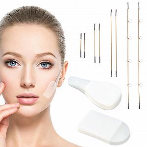 Набор патчей для подтяжки лица Lyreh, 188 шт., включая водонепроницаемые невидимые ленты для подтяжки лица - Фото 1