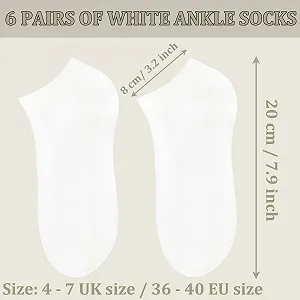 Шкарпетки KEYRI Спортивні 6 пар, розмір 36-40 synthetic.ua - Фото 1