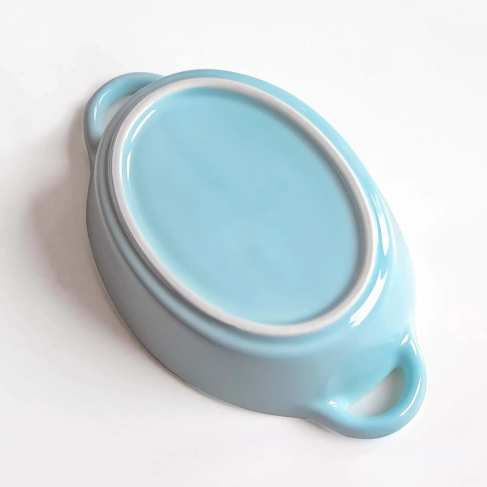 Форми для запікання Набір з 4 шт Овальні Керамічні 300 мл Білий, фото №6