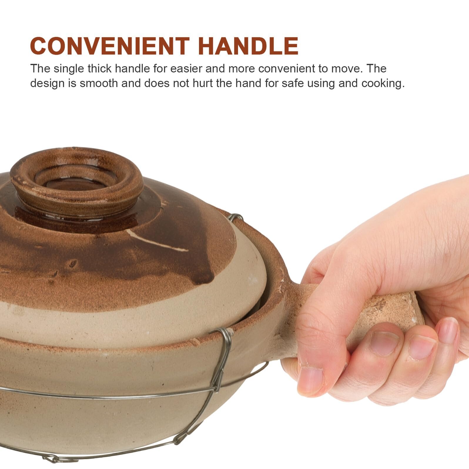 Кастрюля Veemoon с одной ручкой антипригарная, фото №3