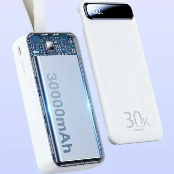 Павербанк Remax Bole RPP-522, 22.5W, 30000 мАг, білий, фото №2