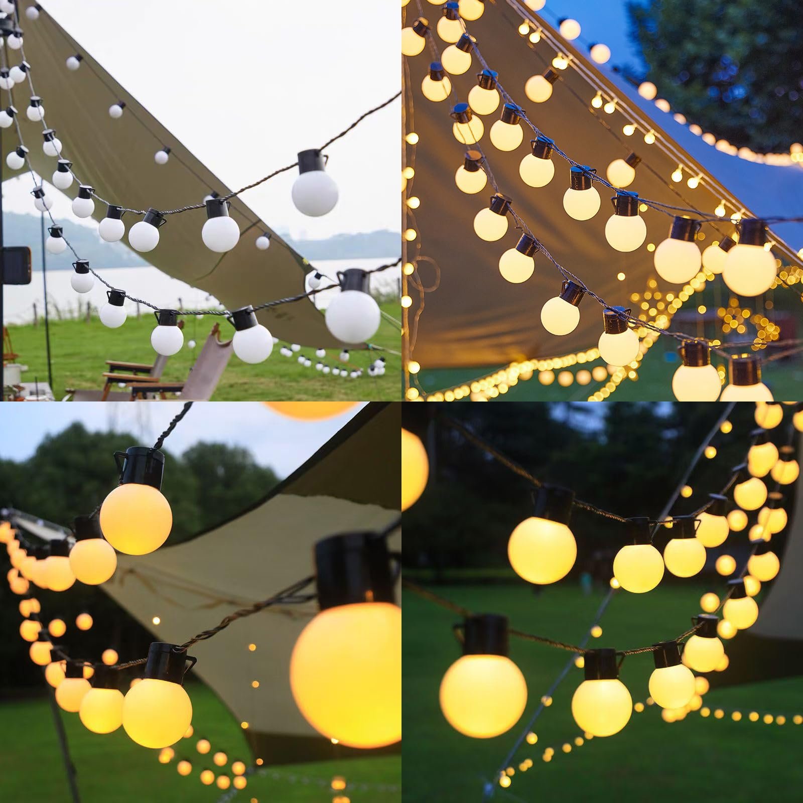 Гірлянда ENLACE Кулі 2,5 м, 10 LED Теплий Білий, фото №4