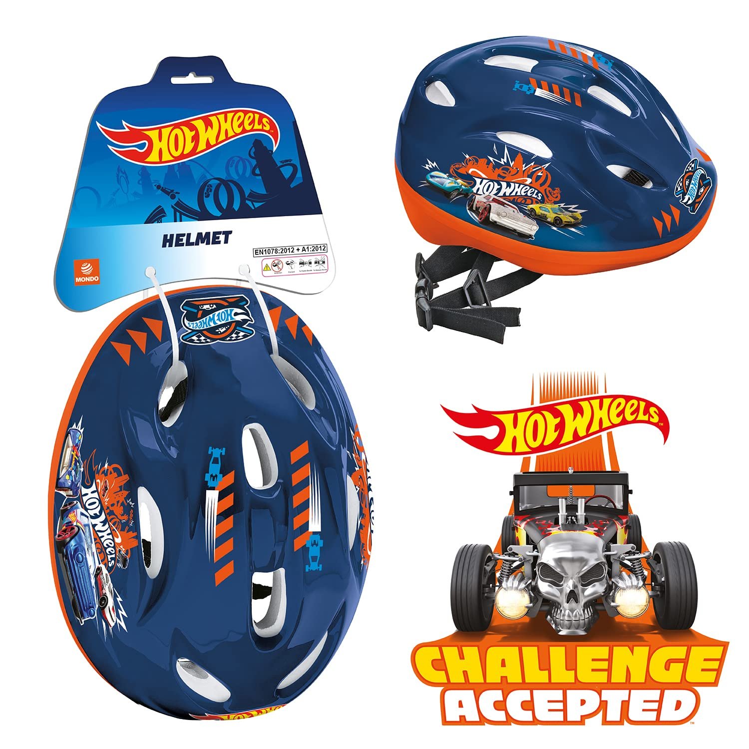 Дитячий Шолом Mondo Hot Wheels 28506 Різнокольоровий, фото №7