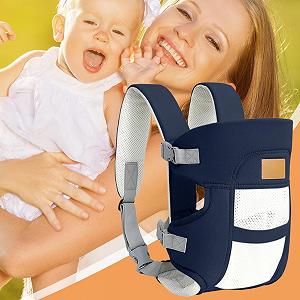 Ерго-рюкзак Baby Holder Регульовані ремені Легкий Нагрудний synthetic.ua - Фото 1