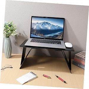 Складной столик для ноутбука Gadpiparty из прочного материала высокой плотности, регулируемый портативный столик для автомобиля, дивана, кровати, удобный для переноски, многофункциональный складной стол-подставка synthetic.ua - Фото 1