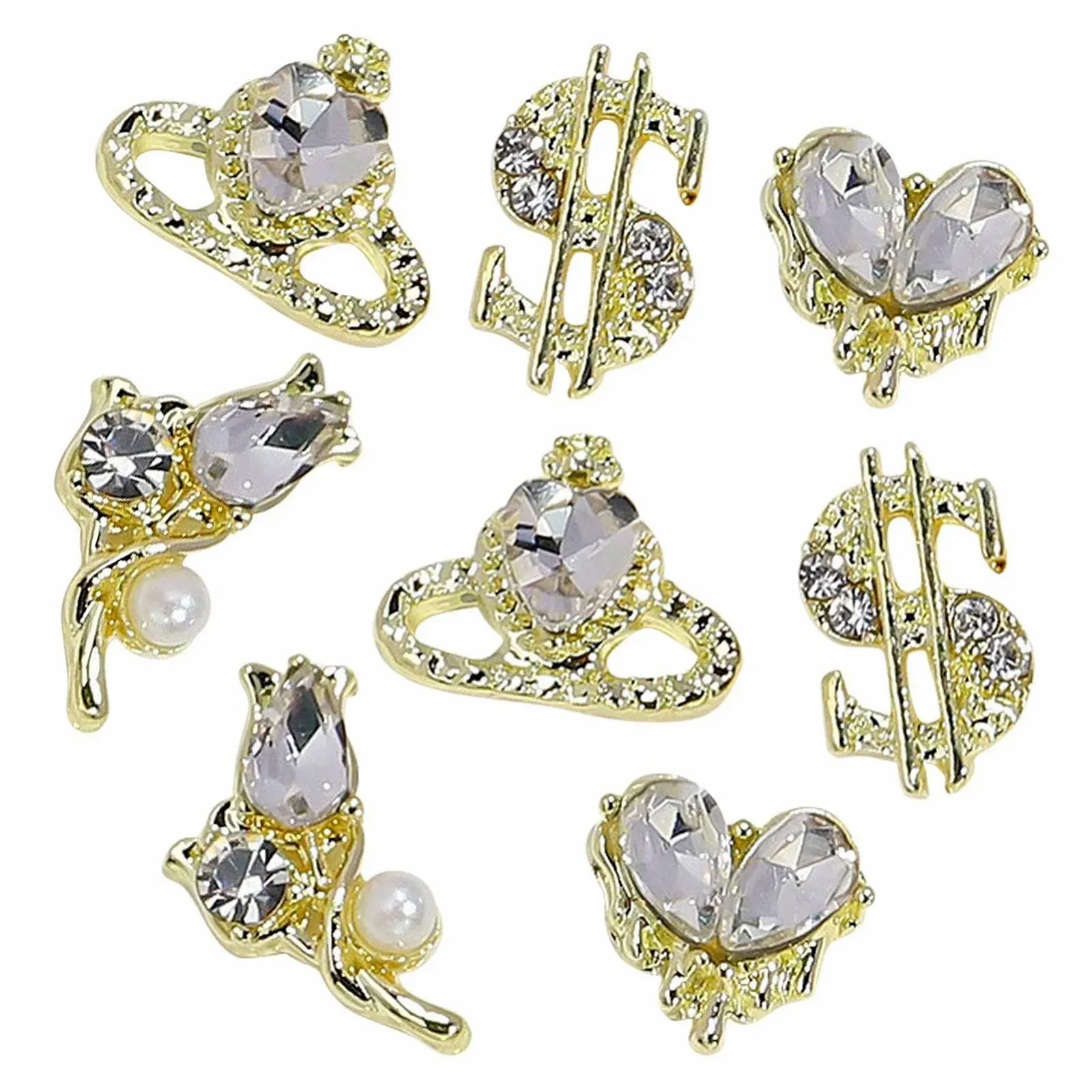 Метелики для нігтів, Камені для нігтів, Великий бант, фото №1