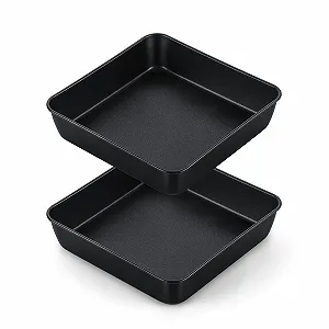 Форма для запекания Onader квадратная стальная антипригарная 20 см набор из 2 шт. - Фото 1