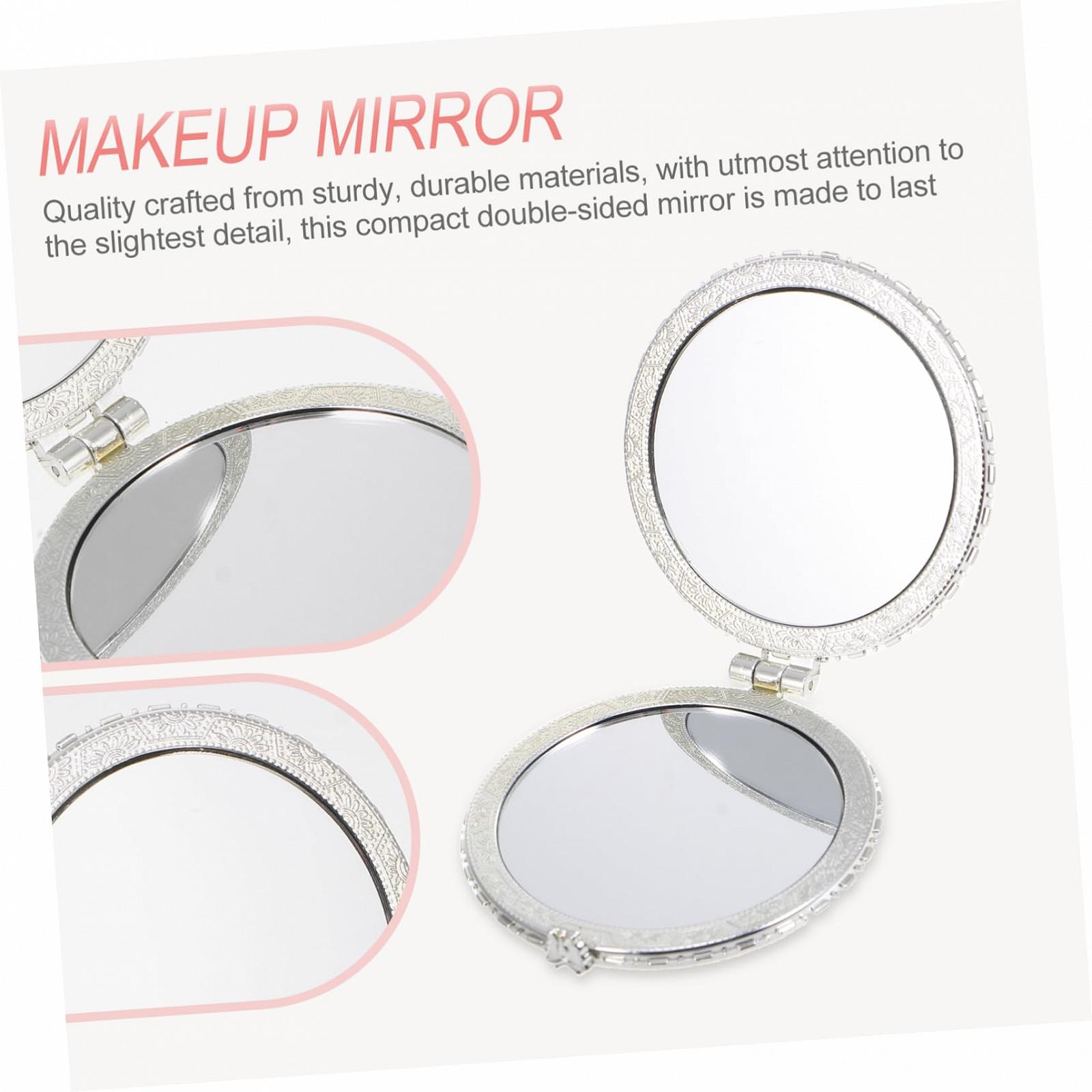 Зеркало Angoily Двухстороннее Мини Тканевая Вышивка Ручное, фото №3 Зеркало Angoily Двухстороннее Мини Тканевая Вышивка Ручное, фото №3