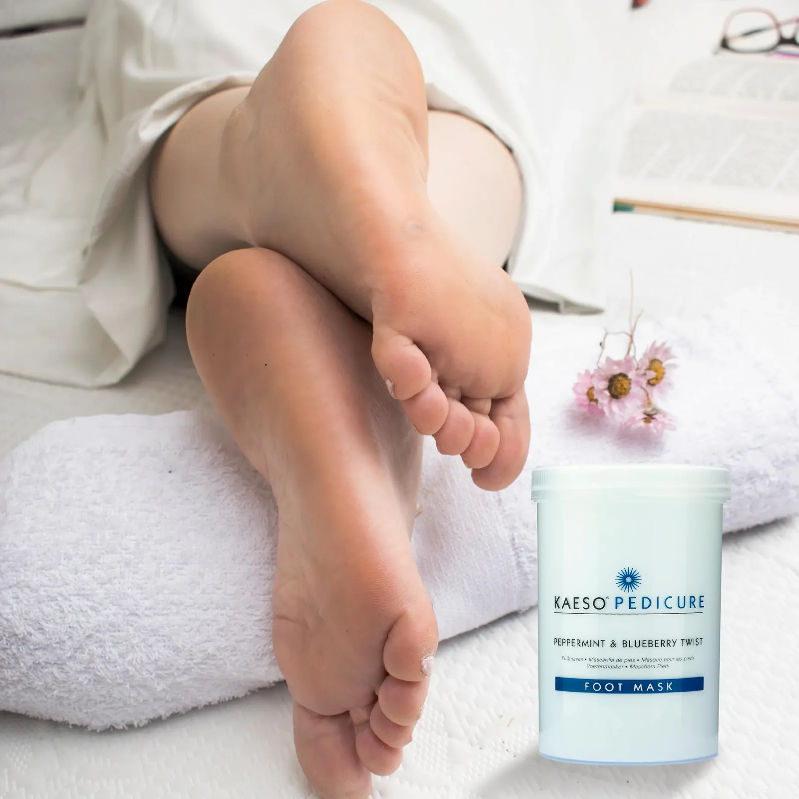 Маска для ніг Kaeso Peppermint and Blueberry Twist 1200 мл, фото №7