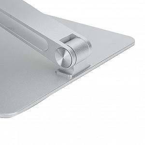 Регульована алюмінієва підставка для ноутбука Denash для покращення охолодження, базова полиця для користувачів ноутбуків 11-17 дюймів synthetic.ua - Фото 1