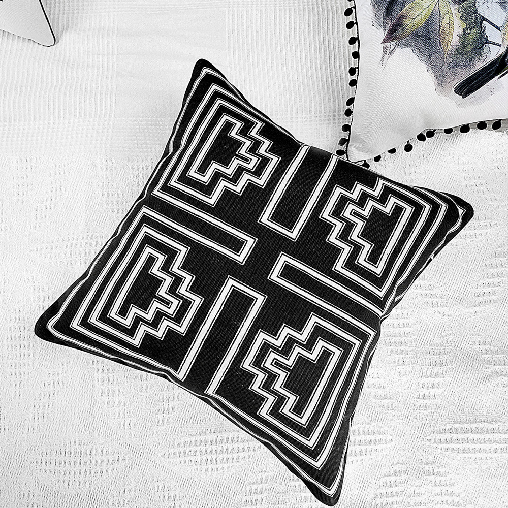 Подушка с мешковины Pattern 45x45 см 45PHB_ERA004, фото №1