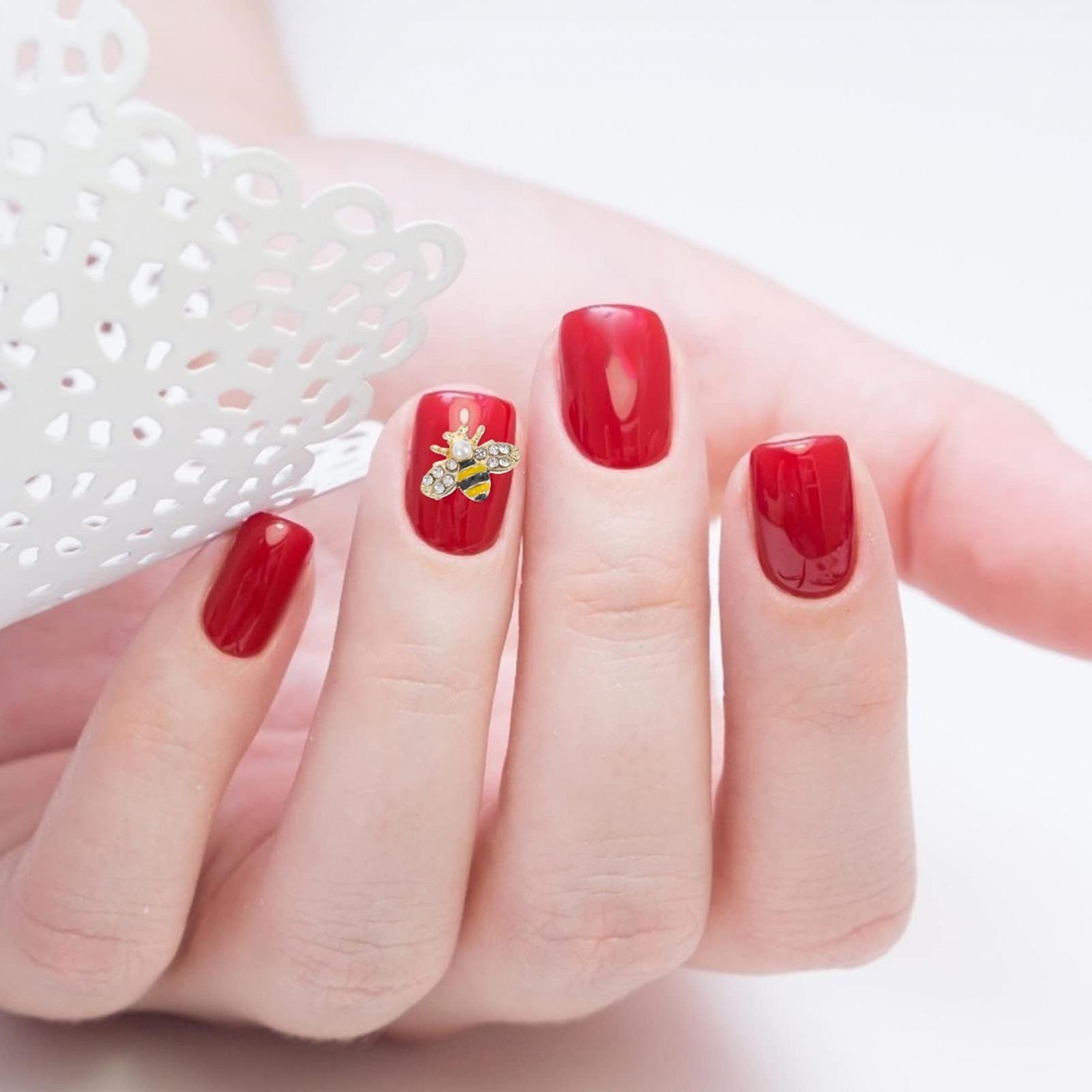 Прикраси для нігтів у формі бджілки minkissy, зроблені зі сплаву своїми руками, фото №6